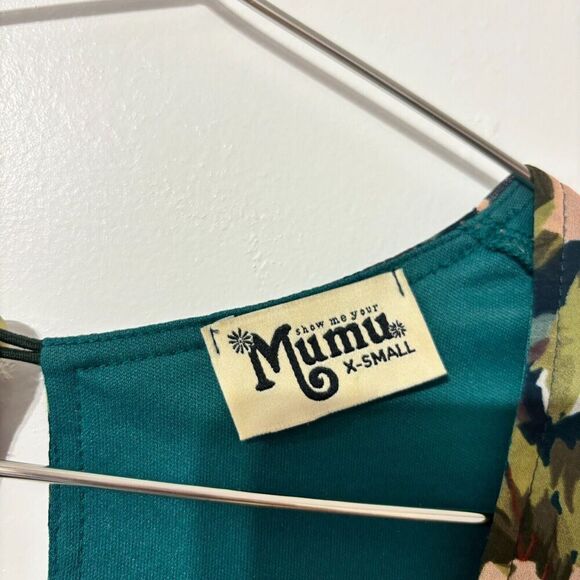 Show Me Your Mumu‎ Donna Michelle Tunic Dress V Neck Multicolor XSmall Floral - Picture 6 of 10